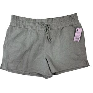 Wild Fable Light Grey Sweat Shorts Women's‎ Plus Size XXL Drawstring Waist
